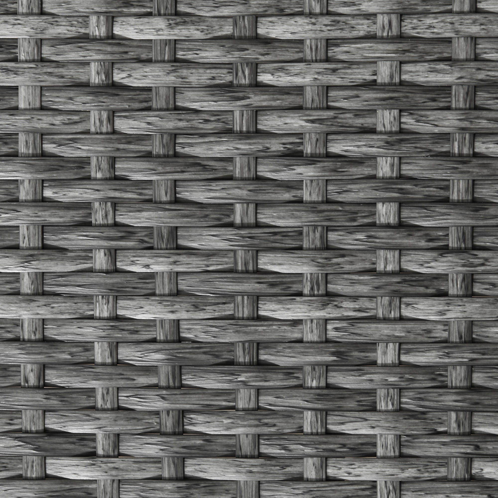 Poly Rattan Garden Furniture Set, Foldable Outdoor Seating for 2 Persons, 3-Piece Patio Furniture with 2 Chairs, Table, Weatherproof Patio Furniture for Garden, Patio, Grey