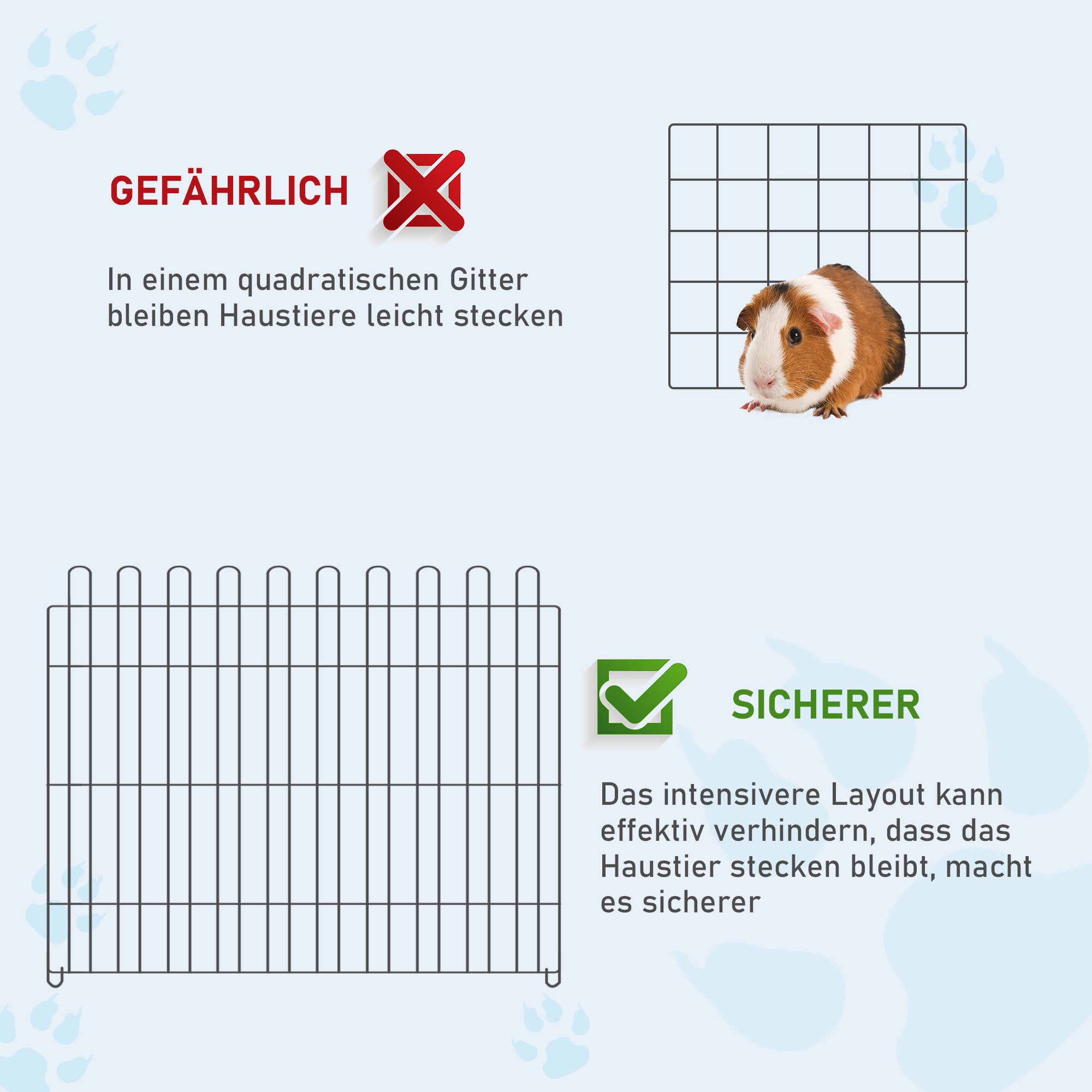 Puppy Playpen Puppy Fence Playpen Enclosure Puppy Gate 5 Sizes (Dimensions: 71x61cm)
