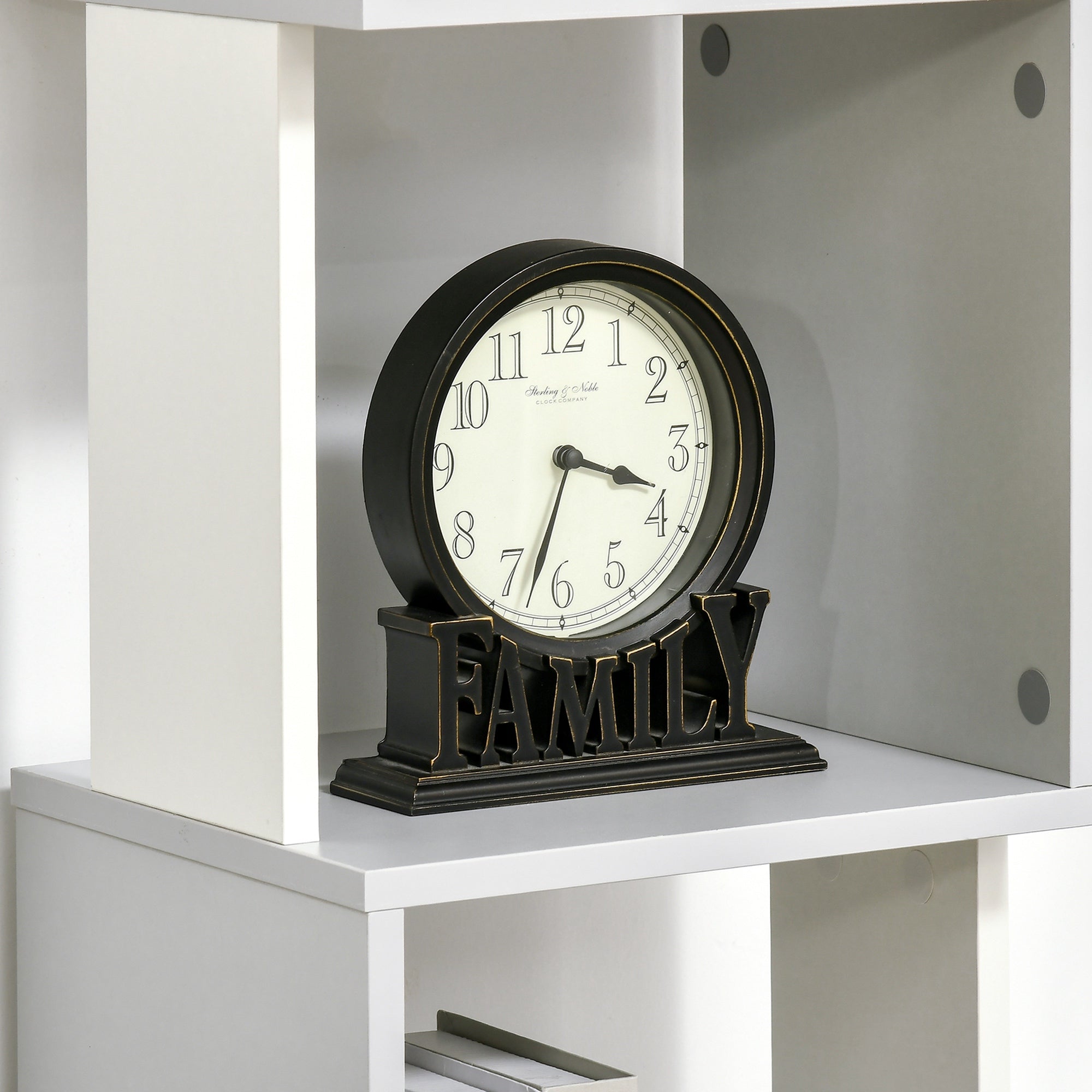 S-Shaped Bookcase Bookshelf with 5 Open Shelves for Living Room Home Office Study Anti-Tip 100 kg Load 33x28x161 cm White and Light Gray