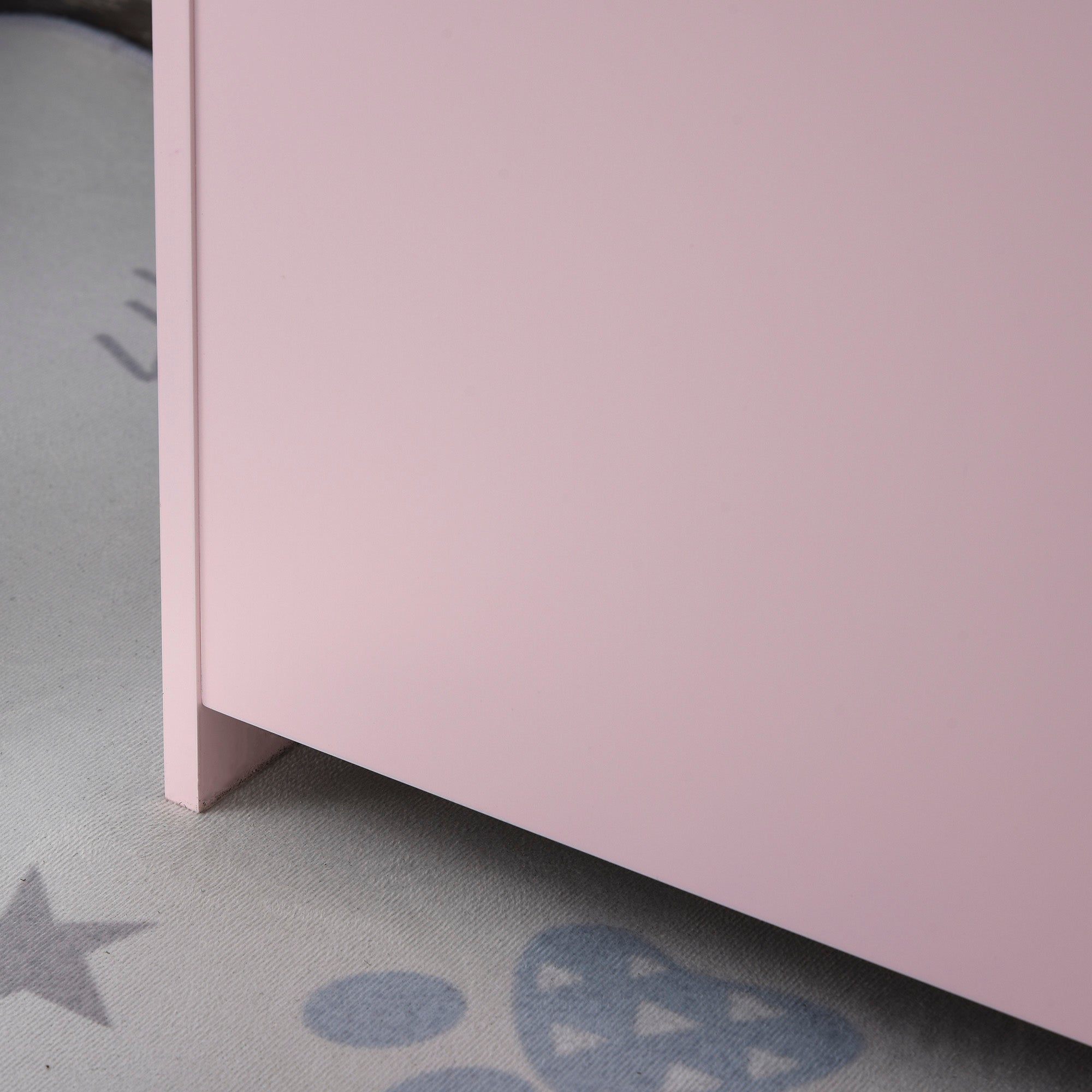 Children's Toy Chests Toy Box Storage Trunk dim. 60L x 40W x 48H cm pneumatic strut MDF pink