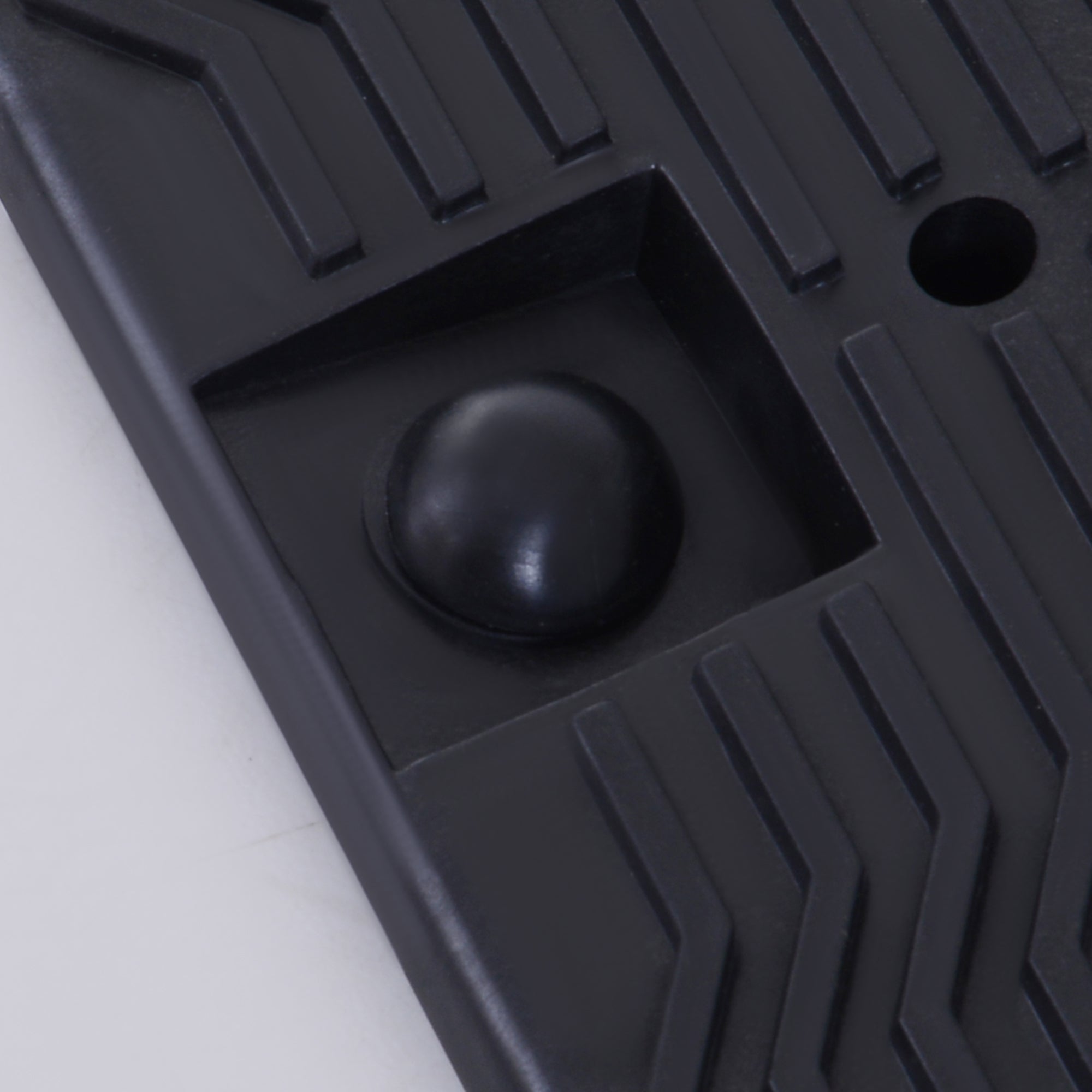 Plastic Loading Ramps for Cars, Access Ramps, 2 Pieces, 2.5 Ton Capacity, 91 x 30 x 21 cm, Black