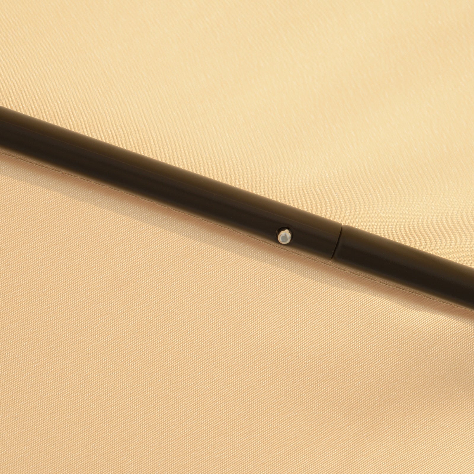 Garden Pavilion Gazebo Party Tent Weatherproof Tent with 4 Shelves Metal + Polyester Beige 2.98 x 2.98 m