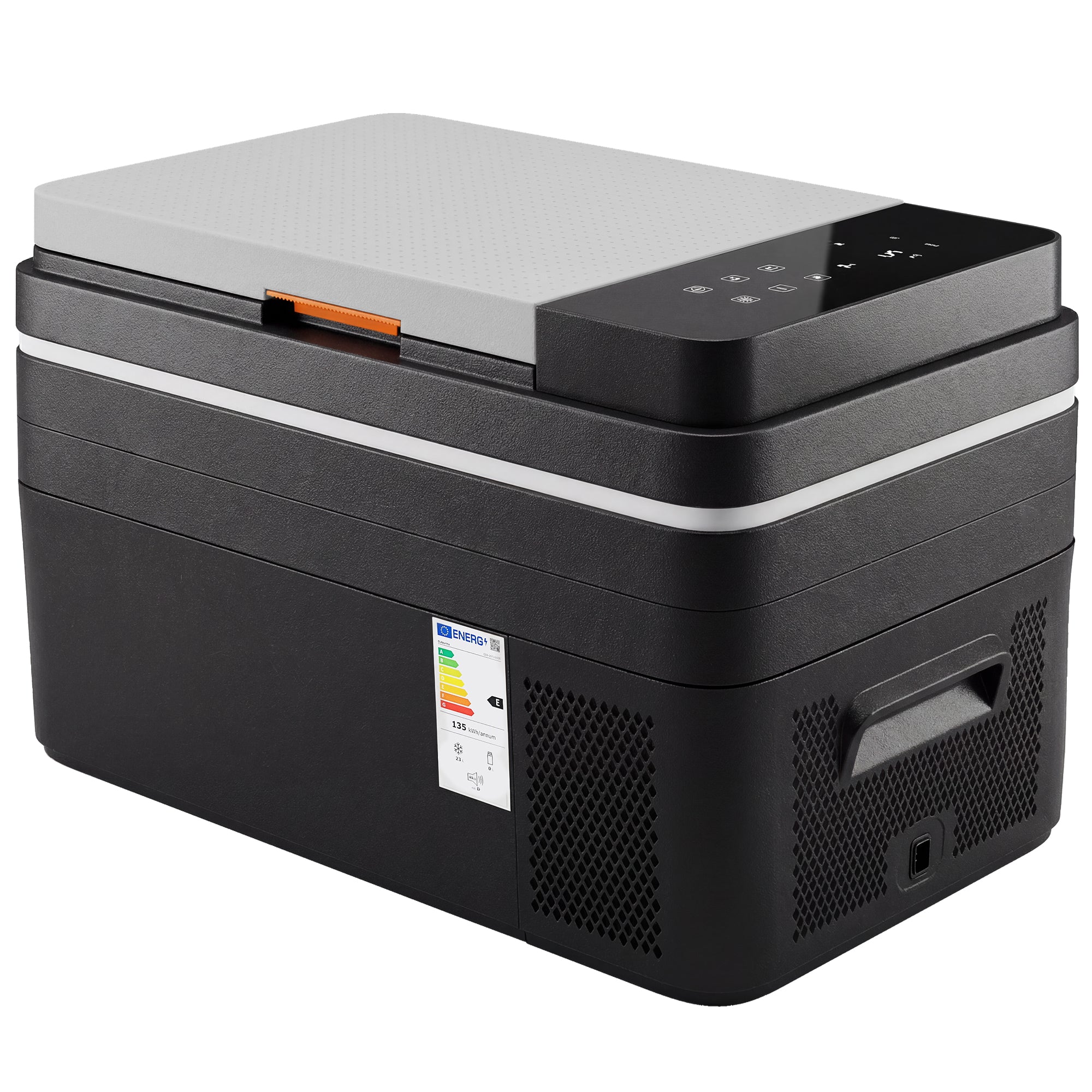 30L Car Electric Cooler, App Control, MAX & ECO Modes, 12V/24V & 100–240V, -4°F to 68°F (-20°C to 20°C), Portable Compressor Refrigerator for Car, Truck, Boat, RV, Black