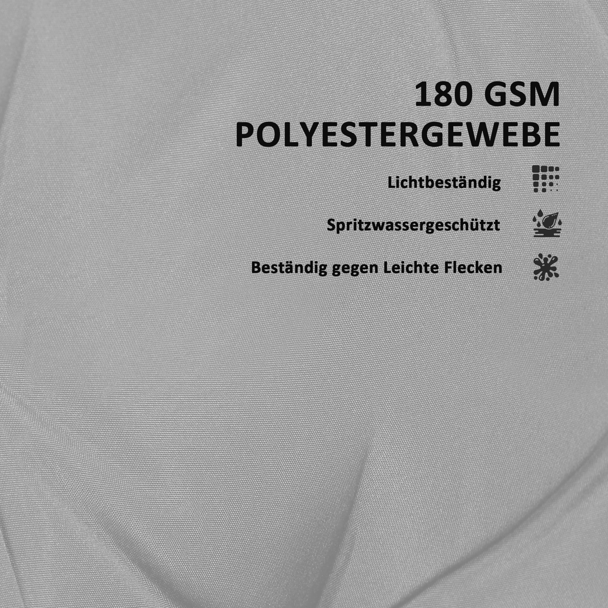 Pallet Cushions 2-Piece Set Water-Resistant Seat Cushion Pallet Pads with Tufted Design Backrest Outdoor Cushions Pallet Mattresses for Euro Pallets Pallet Sofa 120 x 77 x 10 cm Light Gray