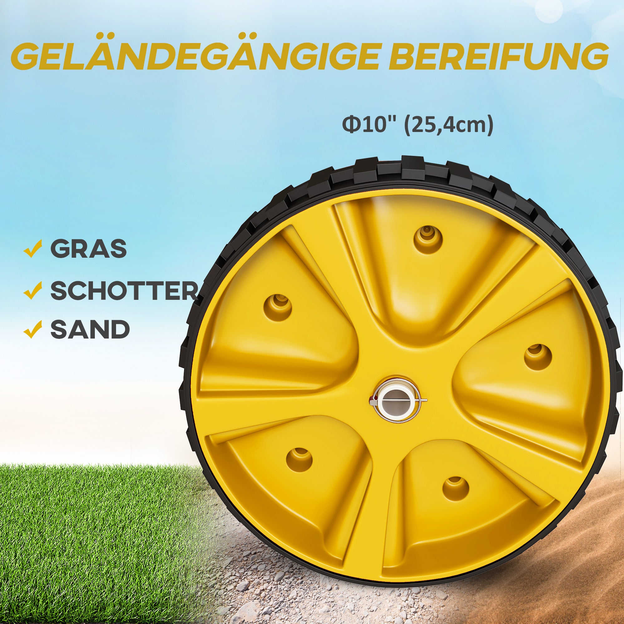 SPORTNOW Kayak Cart Adjustable Canoe Trolley Surf Trolley Boat Trailer with Straps for Canoe, Surfboard, Paddleboards, Aluminum, Yellow