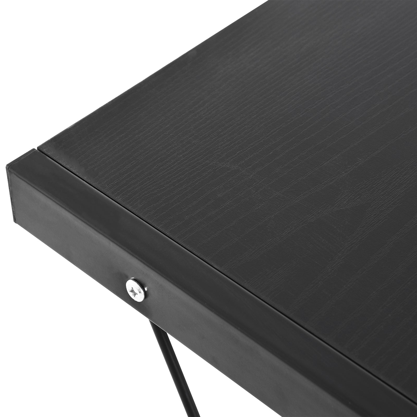 Computer Desk PC Desk for Home Office 2 Types L-Shaped Corner Desk 130x130x73.5 cm Straight Desk Steel Frame