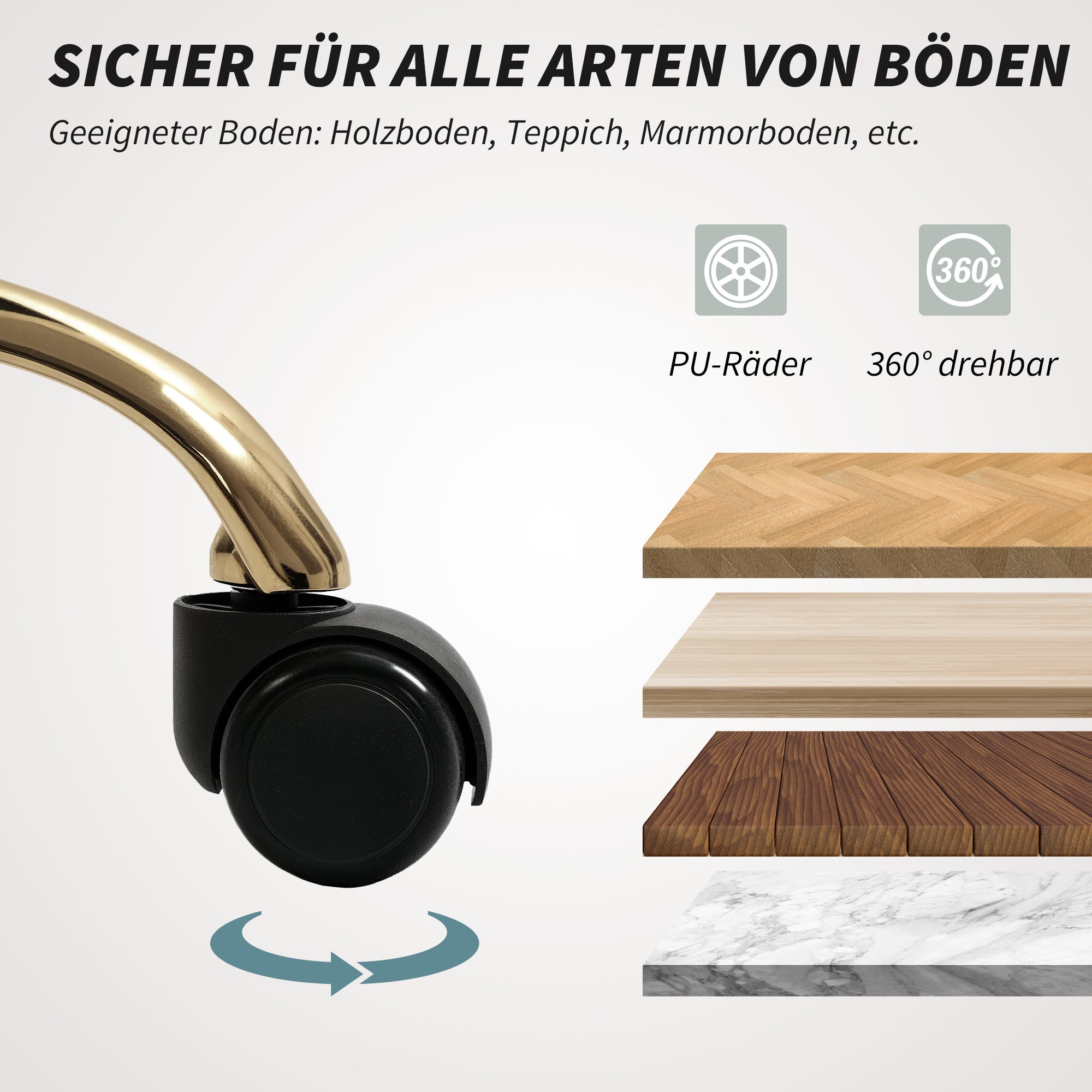 Home Office Chair, Desk Chair Swivel Chair Height Adjustable Office Chair with Rocking Function, Linen Look, Makeup Chair for Bedroom, Study, Beige