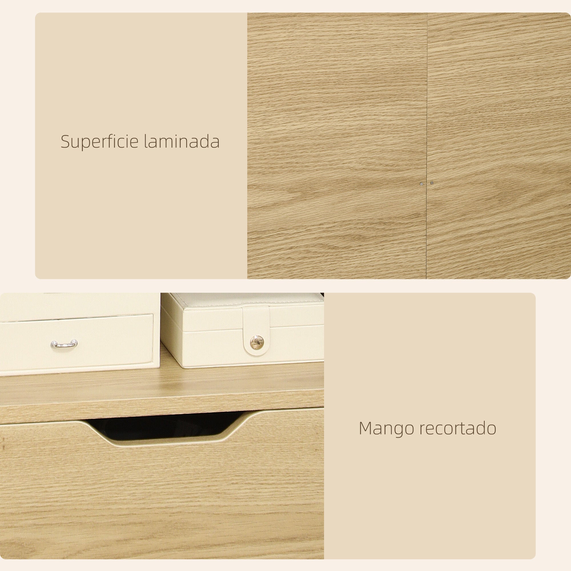 Modern Wooden Bedside Table Nightstand with Drawer and Storage Shelves Side Table for Living Room Bedroom 45x35x73 cm Natural