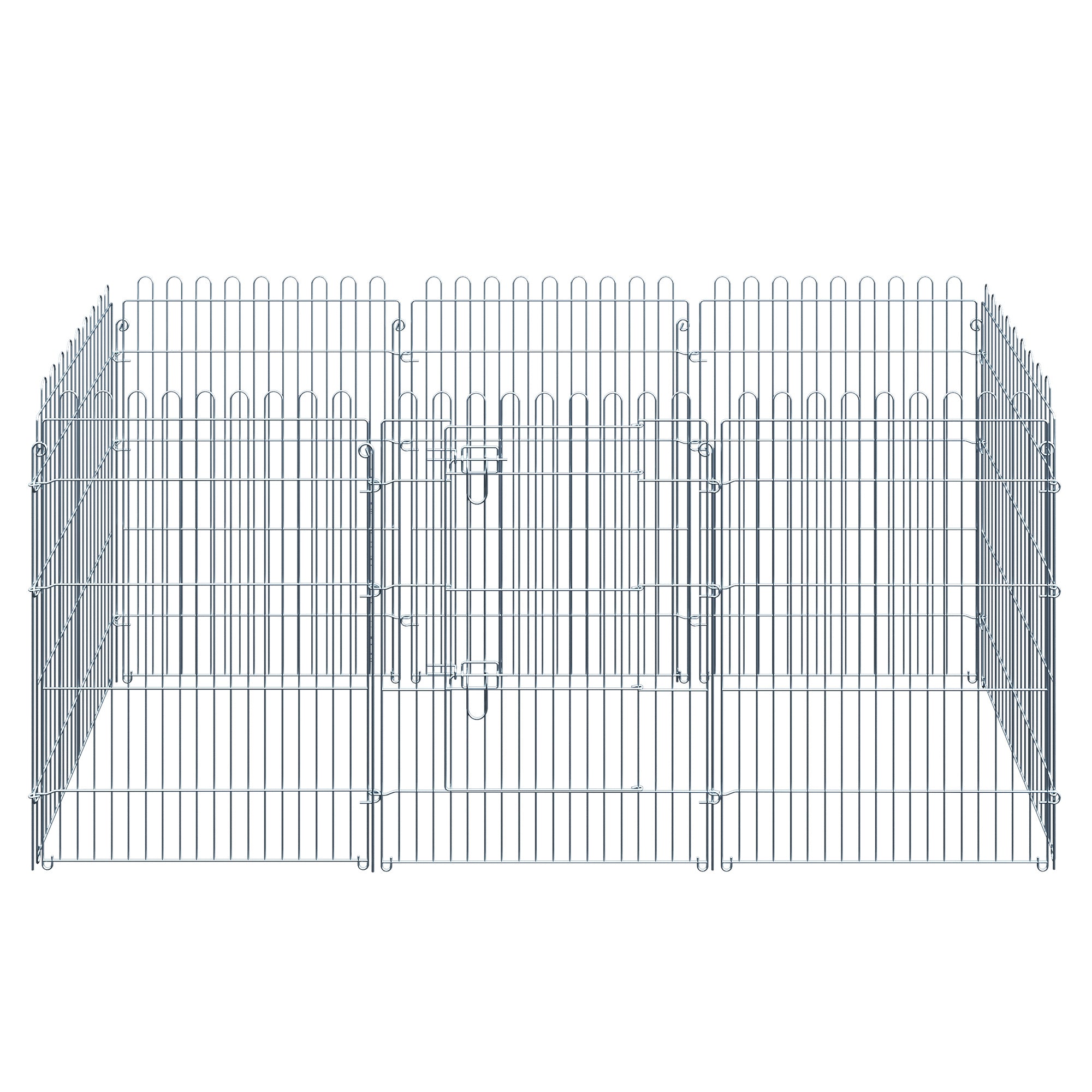 Playpen Puppy Playpen Puppy Fence Playpen Puppy Gate for Animals 8-part B63 x H91 cm