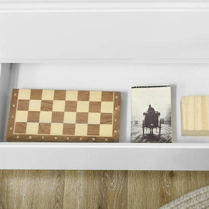 3-Drawer White Particleboard Dresser for Bedroom, Study, and Living Room, 70x37x75cm