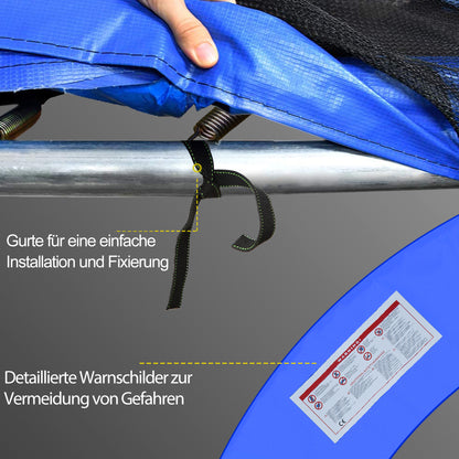 Trampoline Edge Protection Safety Net Weather Cover Ladder Edge Protection: Ø 244cm Multicolor