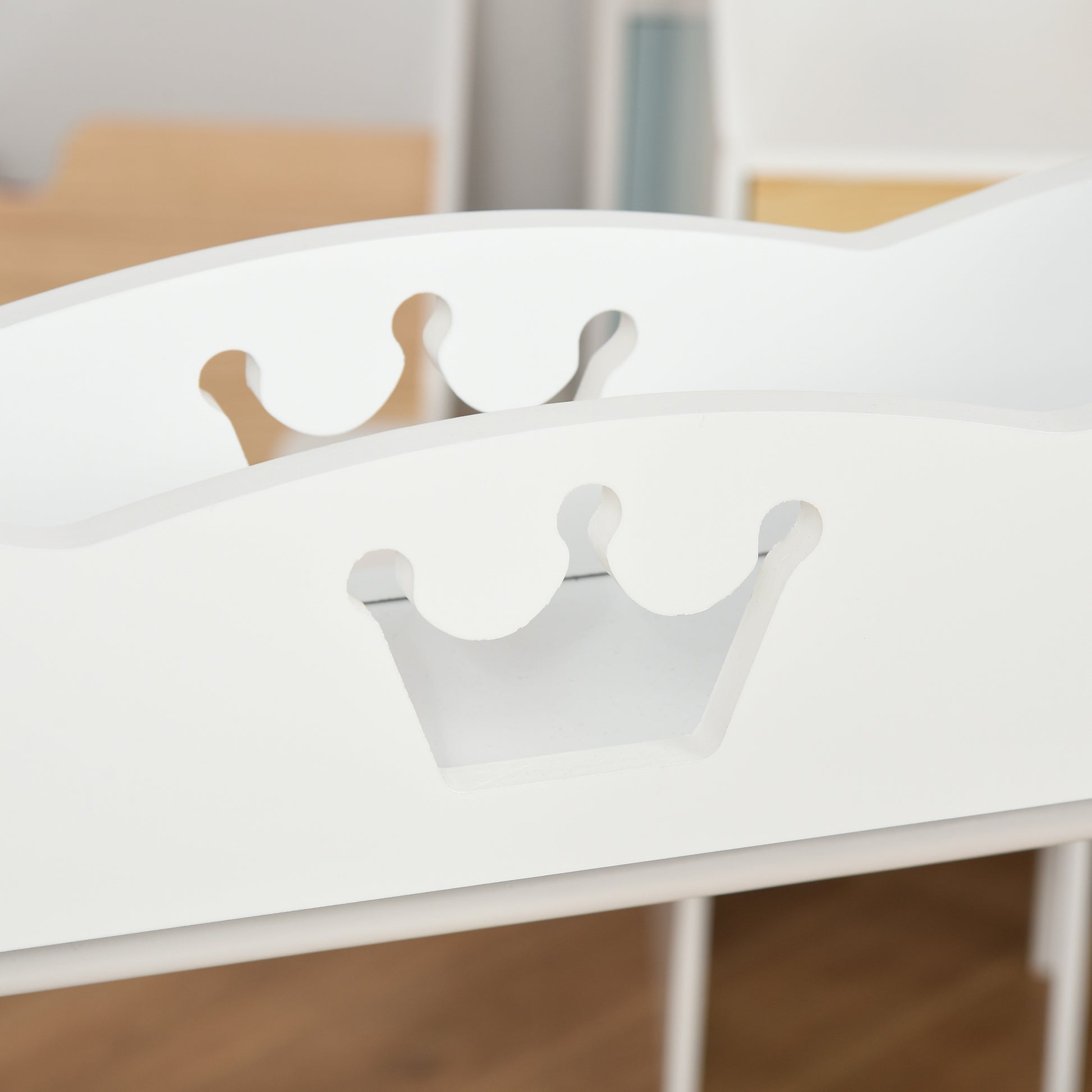 Kids Coat Rack with Shelves and Side Hooks, Wooden Furniture for Children's Room, 70.5x37x103cm, White