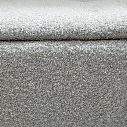 Bench with Storage, Bed Bench, Upholstered Bench with Folding Lid, Velvet Look, Chest Bench, for Living Room, Bedroom, Gray, 95 x 38 x 45 cm