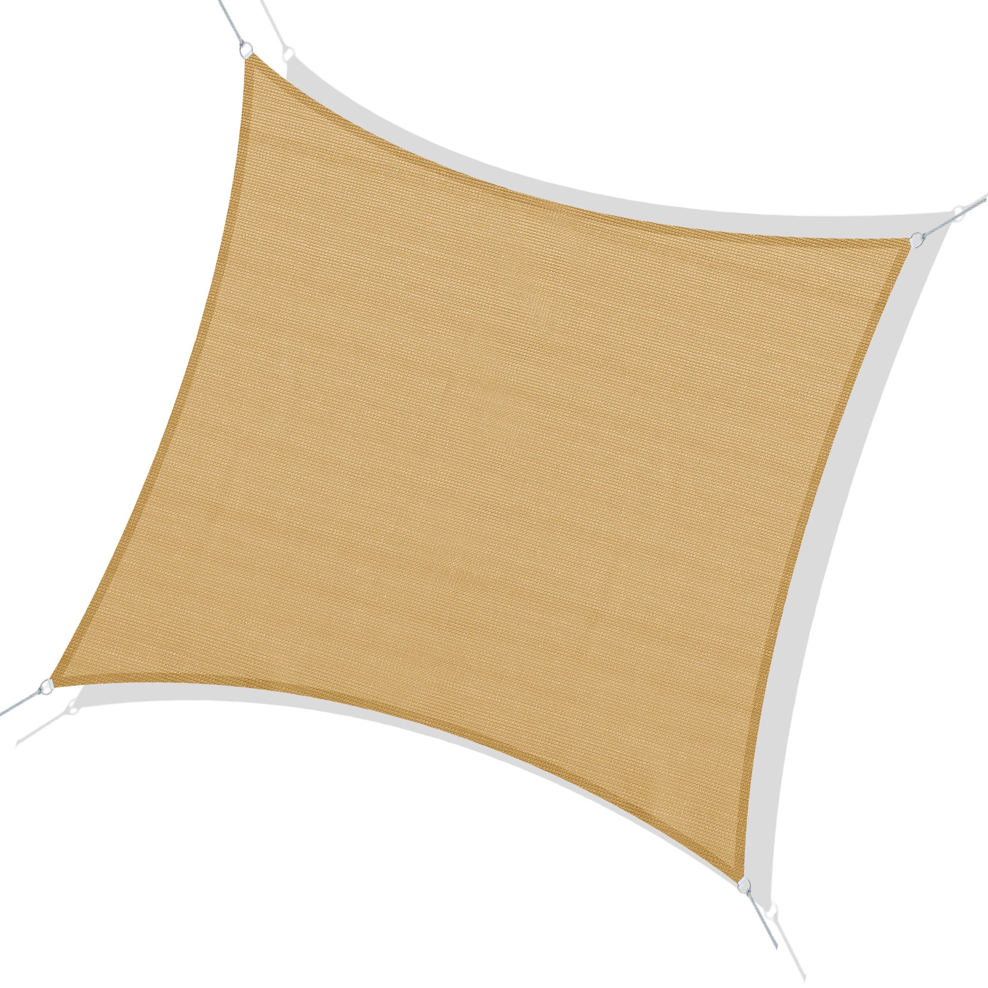 - Square sail canopy (various sizes and colors), size 3x3m, sand color