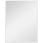 Rectangular Mirror Bathroom Mirror 70x90 cm Decorative Wall Mirror for Living Room Entryway Hallway Horizontal or Vertical White