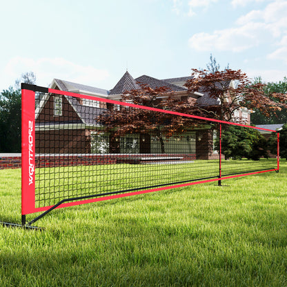 SPORTNOW Pickleball Net Portable Set 6.7m Pickleball System with Net, Court Marker Set, Ball Collector, Four Balls, and Carrying Bag for Outdoor, Driveway
