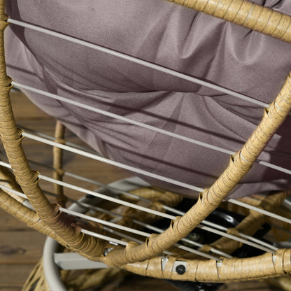 3-Piece Garden Furniture Set, Bistro Set incl. Coffee Table, 2 Chairs, Garden Seating Group with Cushions, Patio Furniture for Terrace, Yellow