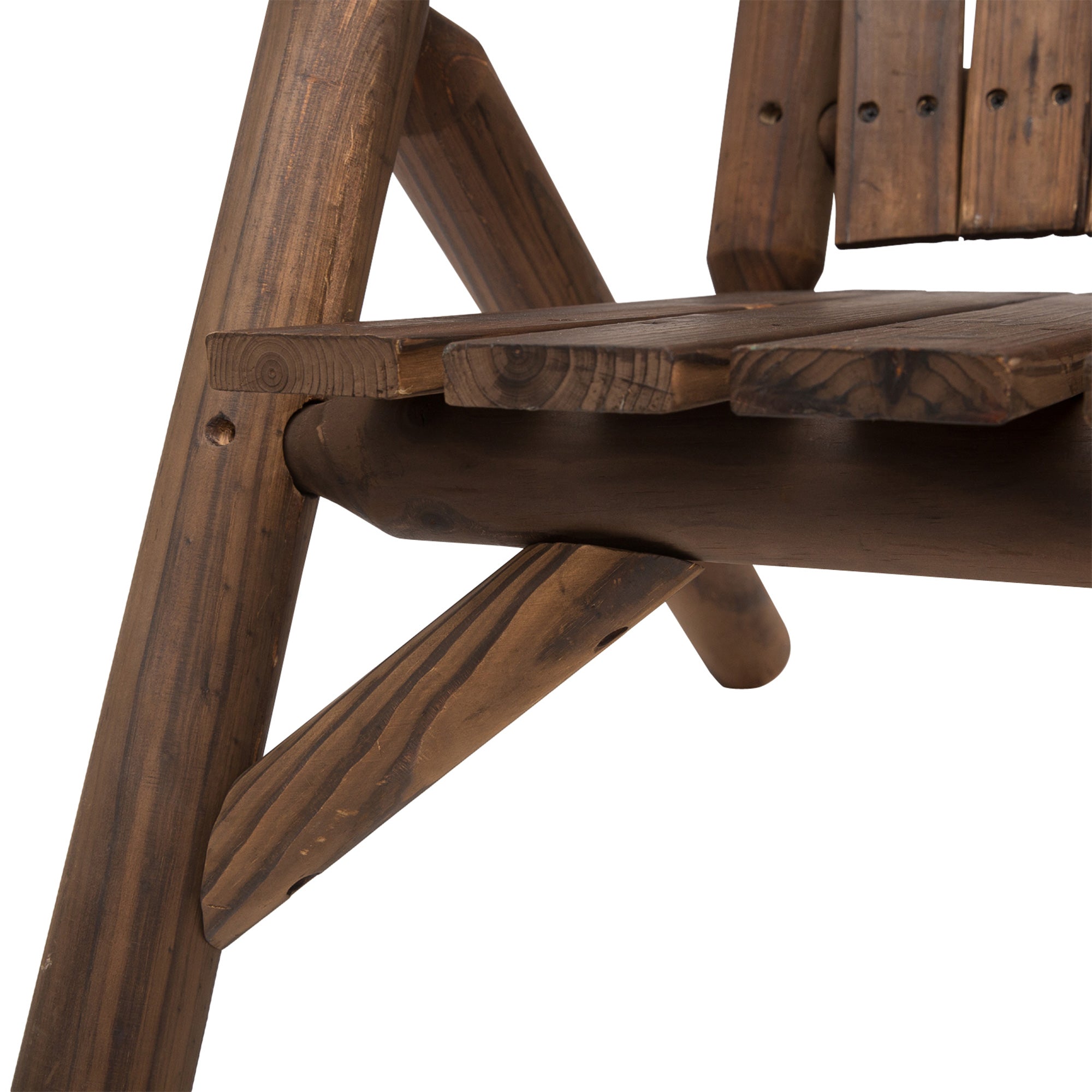 Garden Bench with Table, Outdoor Furniture, Bench, 2 Chairs, Solid Wood, Brown, 157 x 88 x 103 cm