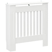 Radiator Cover Modern MDF Radiator Cabinet for Living Room Bedroom 78x19x81 cm White