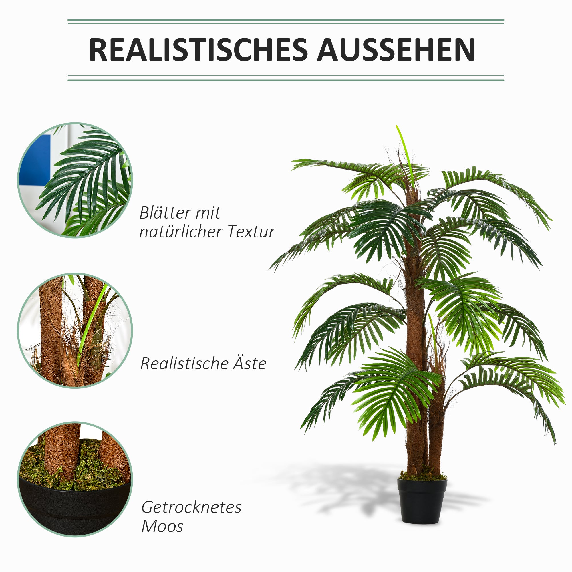 artificial plants 120 cm artificial palm tree palm artificial plant artificial tree artificial plants in pot indoor decorative plant office plant plastic pot for indoor and outdoor