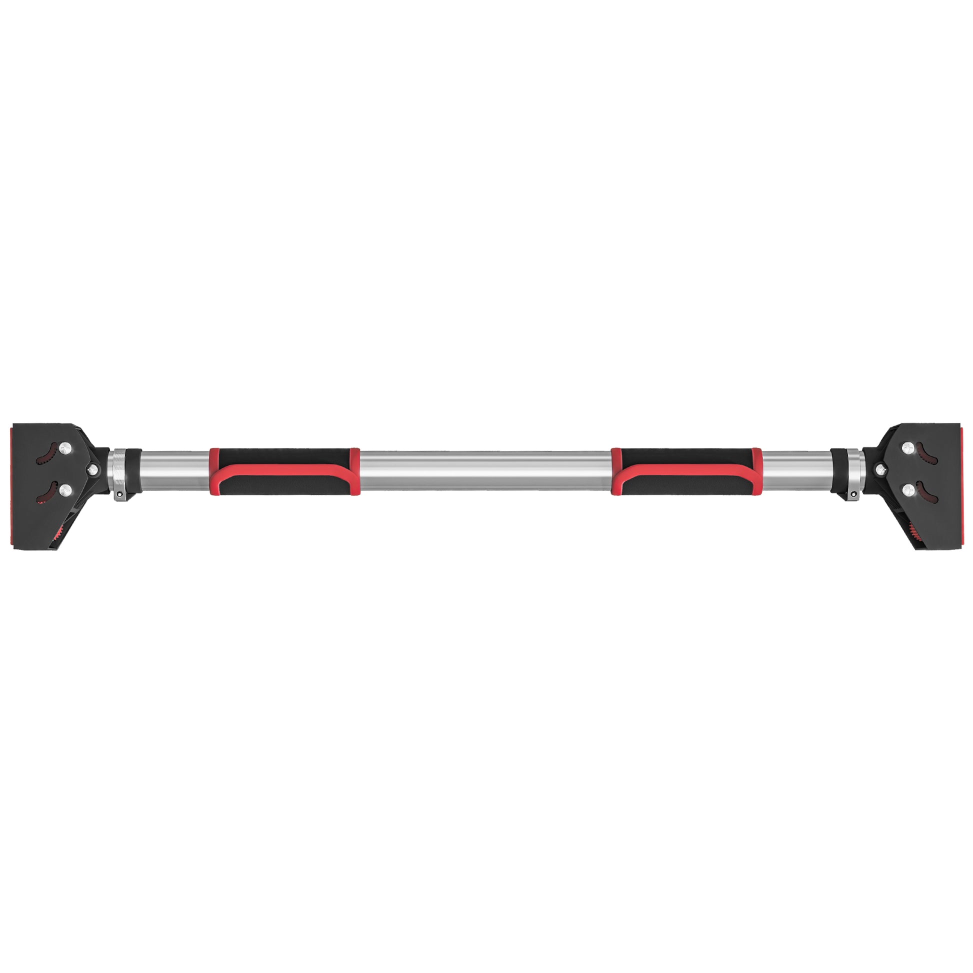 SPORTNOW Pull-Up Bar, Adjustable Door Frame, Non-Slip Chin-Up Bar Wall Mount, Pull Up Bar for Home Fitness, Gym, Steel, Black