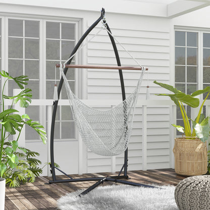 Hanging Chair Stand - Hanging Chair Stand, height 215 cm - Max recommended load 130 kg, black metal