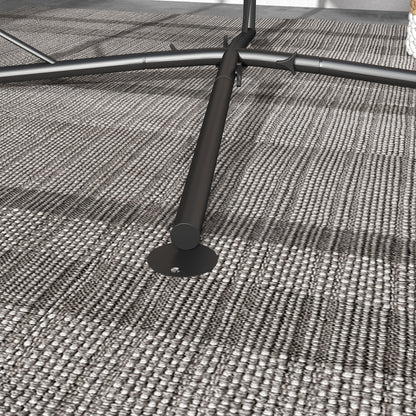 Hanging Chair Stand - Hanging Chair Stand, height 215 cm - Max recommended load 130 kg, black metal