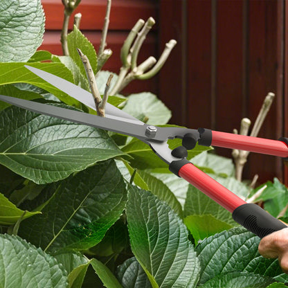 3-Piece Garden Tools Set Gardening Kit with Hedge Shears Lopper Pruning Shears and Non-Slip Rubber Handles Lightweight For Pruning Plants