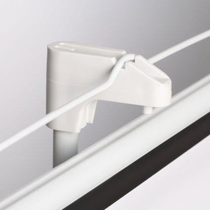 Manual Projector Screen with Stand 84 Inches Portable Projection Screen 4:3 Format for Indoor and Outdoor Home Cinema Patio 171x131 cm White