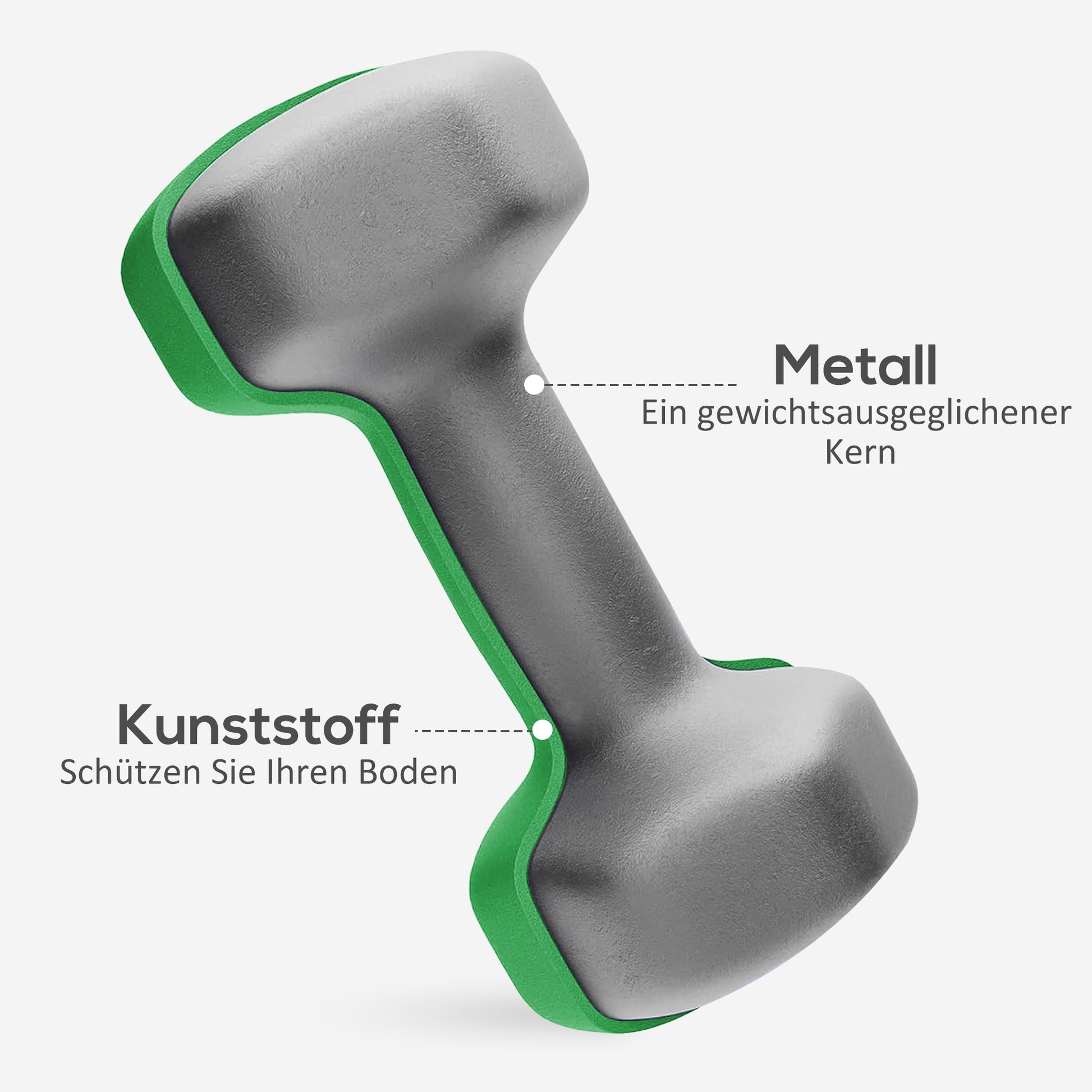 SPORTNOW Dumbbell Set 6 Dumbbells with Foldable Dumbbell Stand, 2 x 1kg, 2 x 3kg, 2 x 5kg Hex Dumbbells, Kettlebell for Fitness, Gymnastics, Home