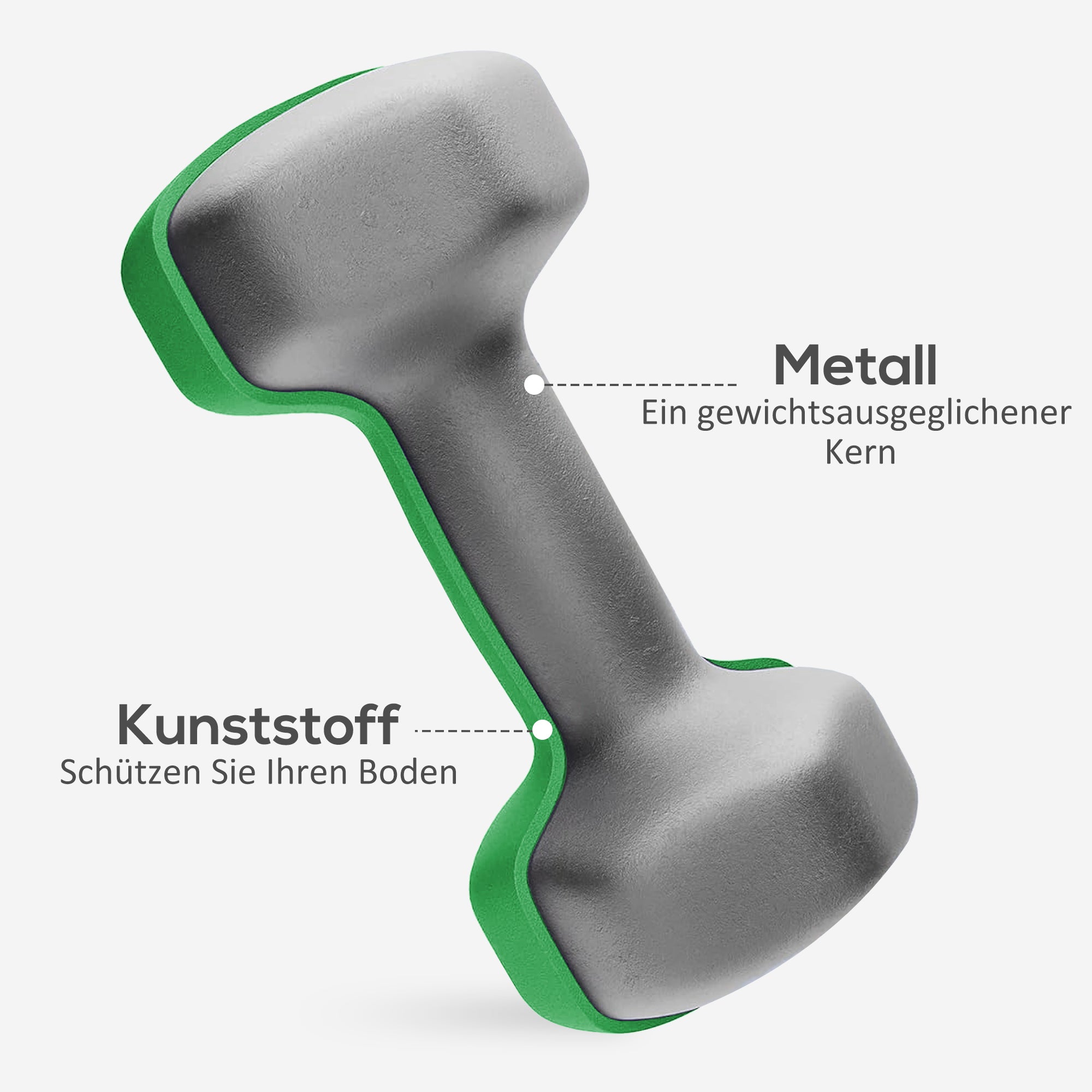 SPORTNOW Dumbbell Set 6 Dumbbells with Foldable Dumbbell Stand, 2 x 1kg, 2 x 3kg, 2 x 5kg Hex Dumbbells, Kettlebell for Fitness, Gymnastics, Home