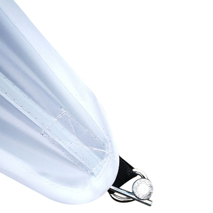 XXL Garden Star Tent Rainproof Tarpaulin Shade Sail Camping Canvas 10 x 10 x 4 m High-Density 210D Waterproof Light Blue Polyester