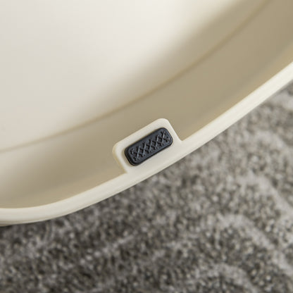 3-Step Foldable Plastic Dog Staircase with Non-Slip Mats for Bed Sofa Load 15 kg 49x38x38 cm Cream