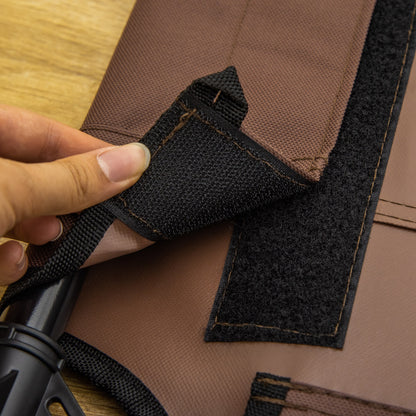 Dog Lounger Outdoor, Cooling Pet Bed for Large Dogs, Elevated Dog Bed Sleeping Place with Robust Metal Frame, Breathable Mesh for Garden Outdoor, 92 x 76 x 18 cm, Coffee-Brown