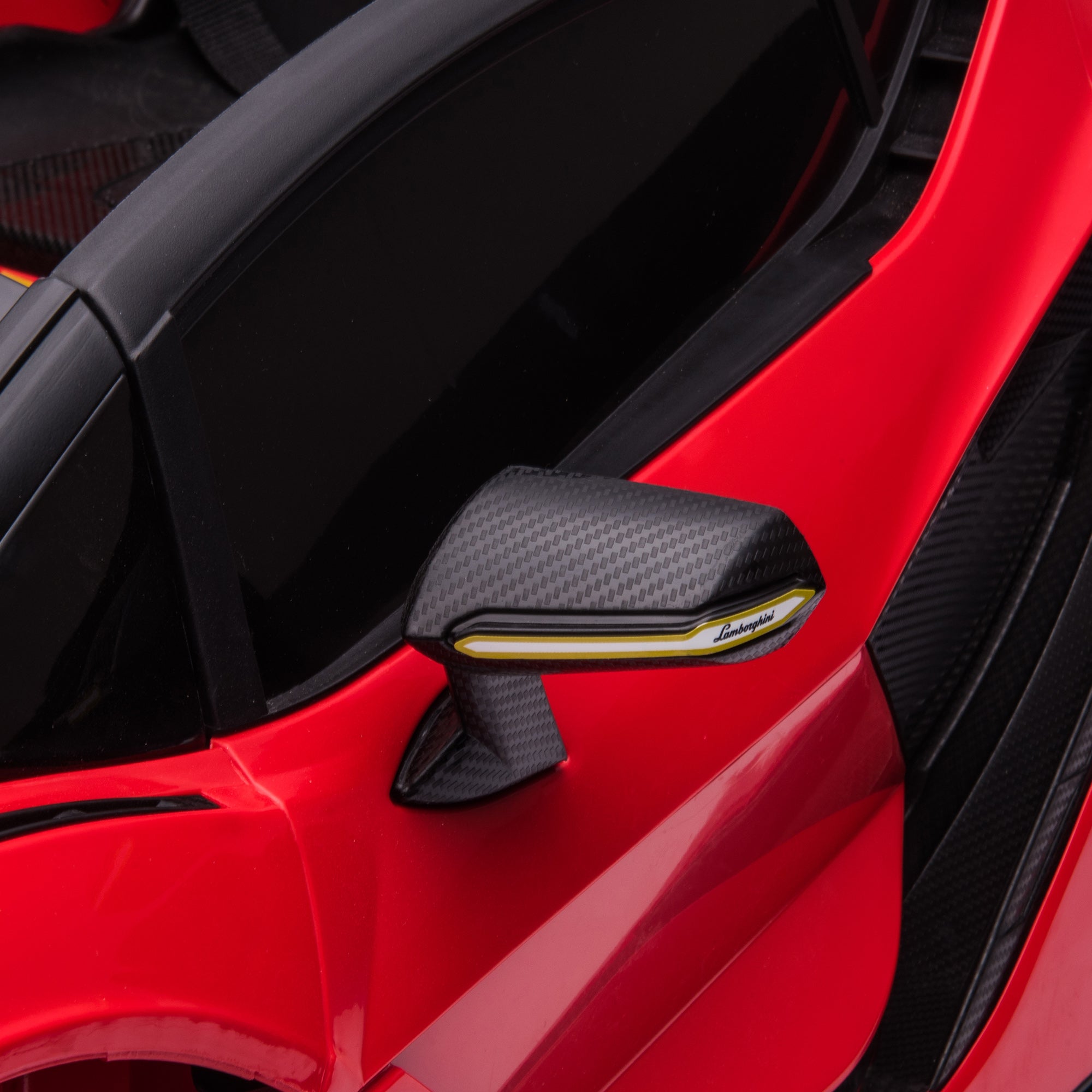 Kids Electric Car 12V 2 Modes Lamborghini SIAN SUV Toy Electric Vehicle with Remote Control Music (MP3/USB) Light Ages 3-5 Metal Red 108 x 62 x 40 cm