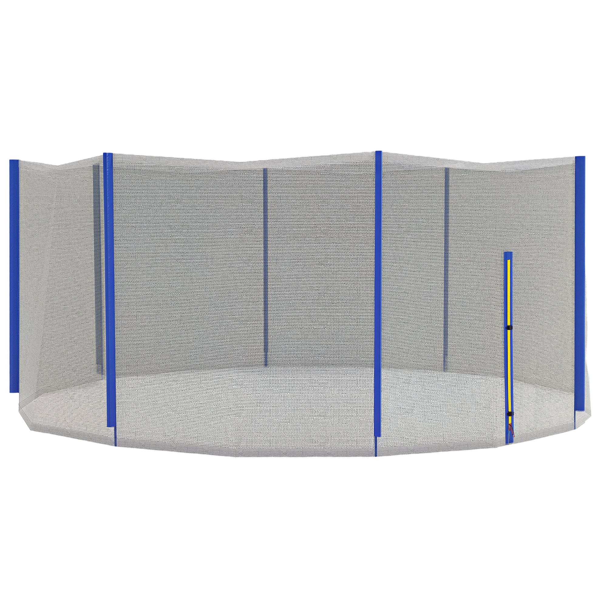 SPORTNOW Replacement Net for Ø 426 cm Trampolines with 8 straight poles Safety Net for Trampolines, Round Net with Zippered Entrance