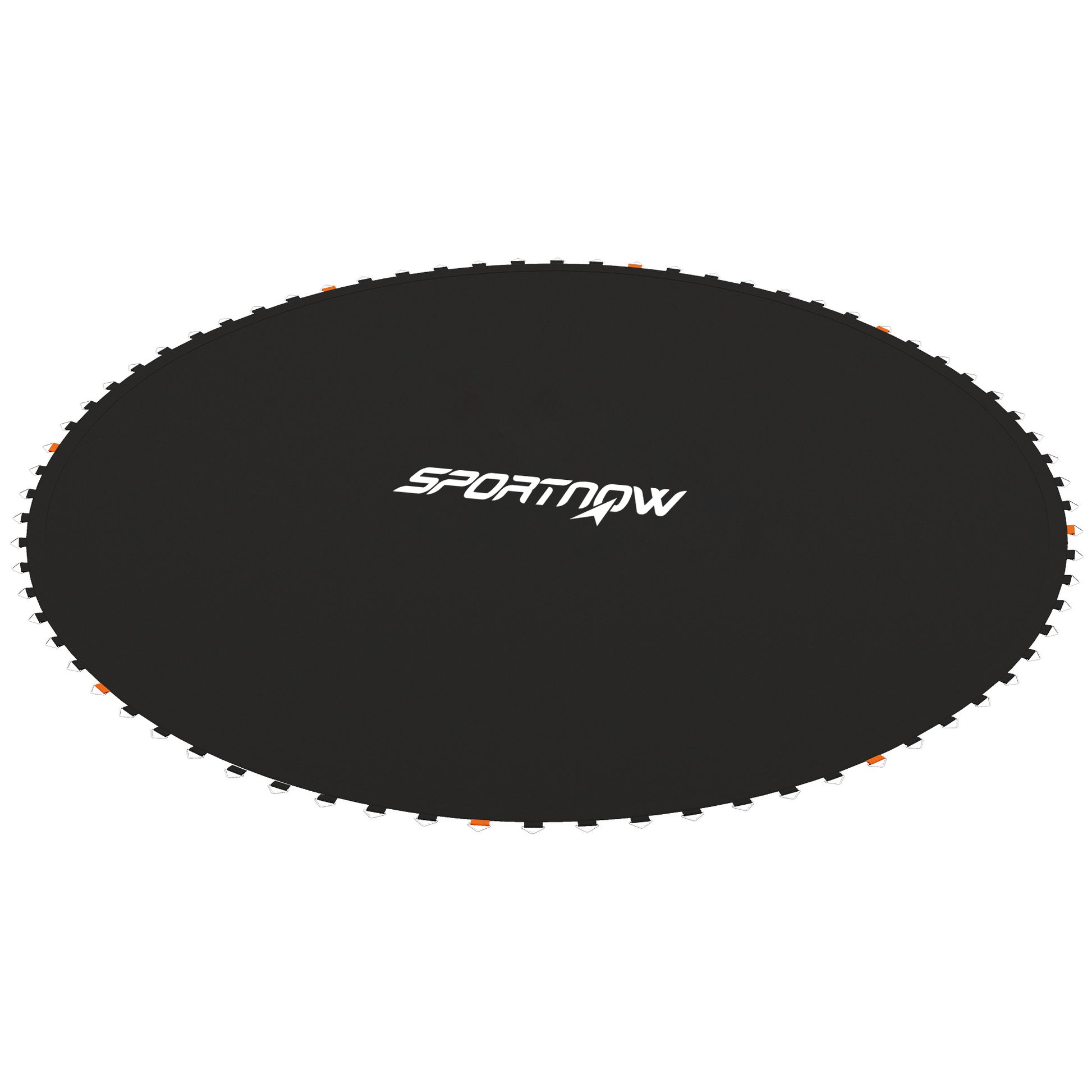 SPORTNOW Replacement Trampoline Mat Bounce Pad, Compatible with 12ft Trampoline Ø 12.1 ft and 5.5 inches springs, with spring pulling tool and 72 V-rings (spring not included)