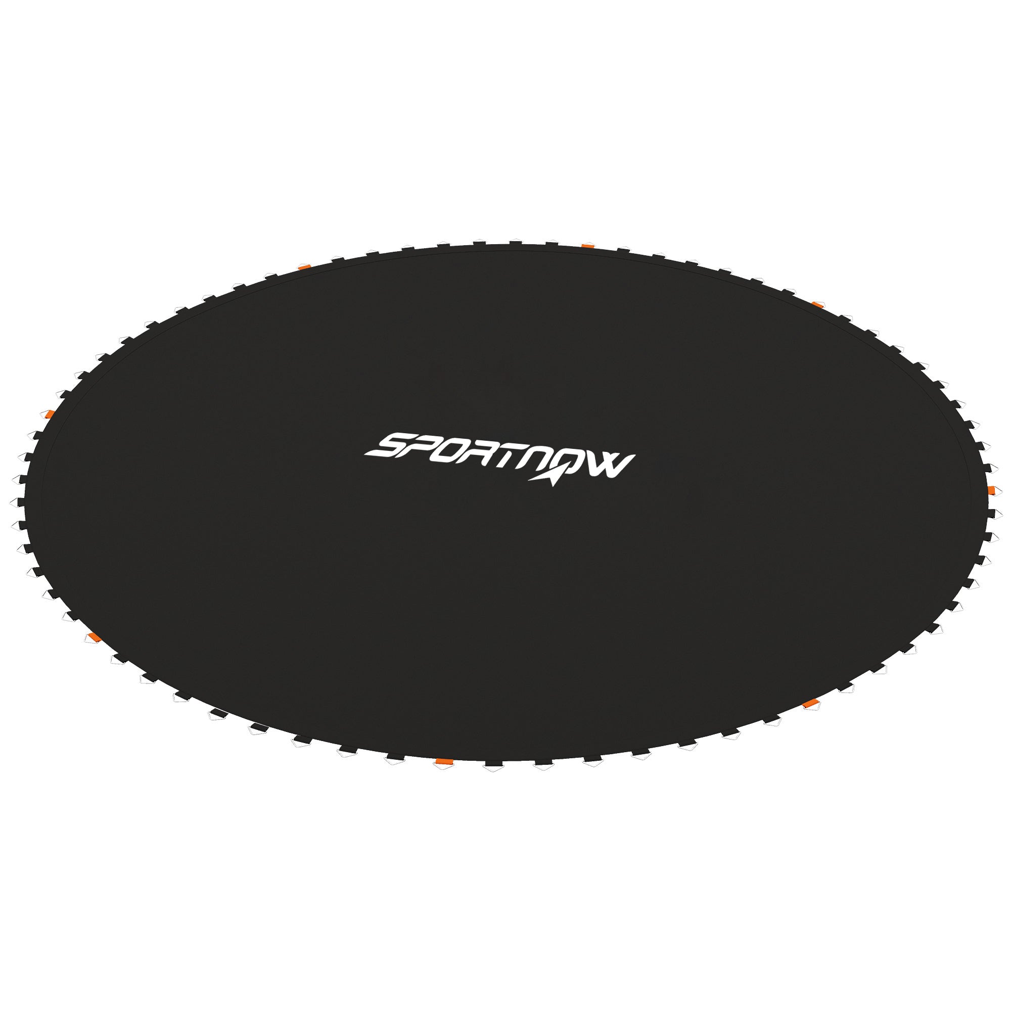 SPORTNOW Replacement Trampoline Mat Bounce Pad, Compatible with 12ft Trampoline Ø 12.1 ft and 5.5 inches springs, with spring pulling tool and 72 V-rings (spring not included)