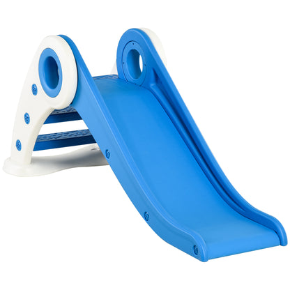 Children's Slide for 18-36 Months Foldable Slide for Kids with Stairs Long Ramp for Garden Park Indoors 120x50x56 cm Blue