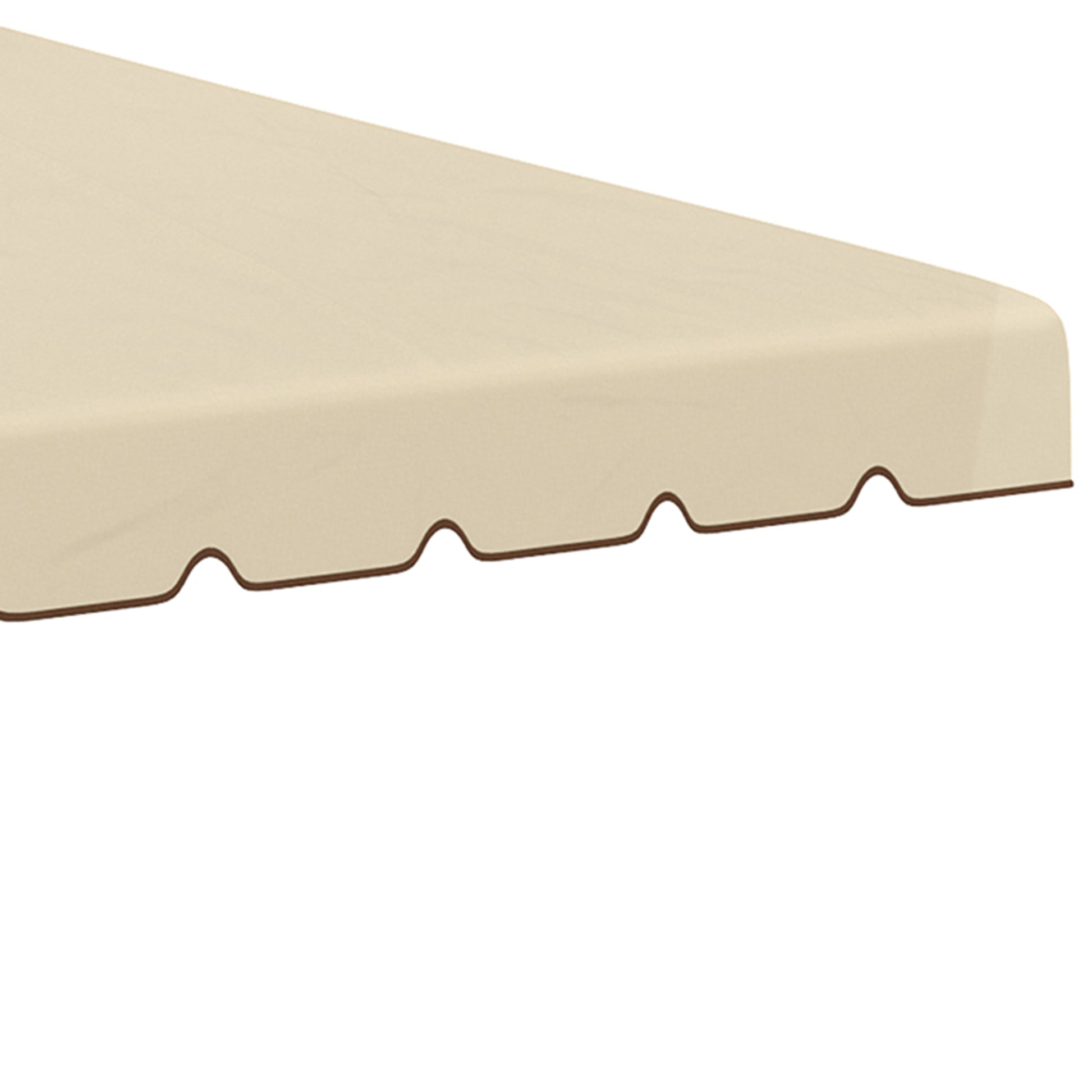 Replacement Canopy for Gazebo Marquee Tent 3 x 3 m Roof Replacement Garden Gazebo Fabric High Density Polyester 170 g/m² Beige