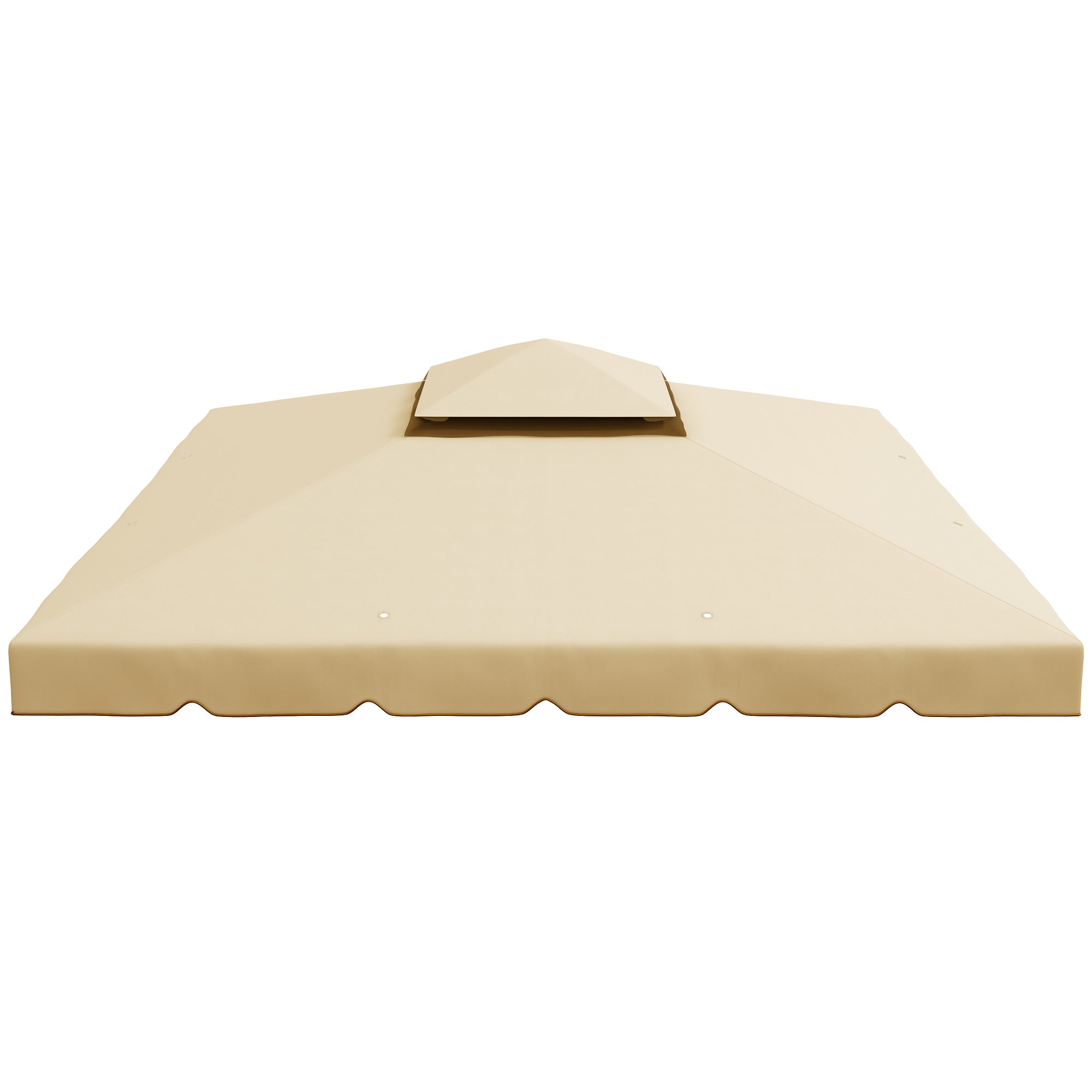 Replacement Canopy for Gazebo Marquee Tent 3 x 3 m Roof Replacement Garden Gazebo Fabric High Density Polyester 170 g/m² Beige