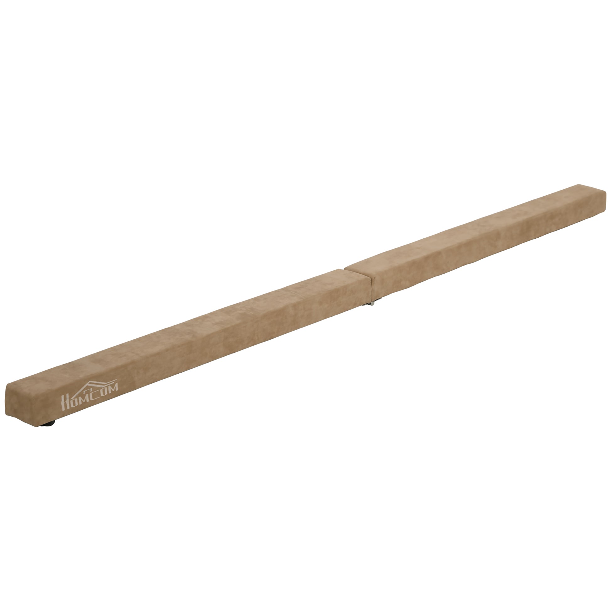210cm Foldable Gymnastics Balance Beam for Kids and Adults Beam Gymnastics, Training Equipment Balancing Beam for Home Fitness Training Gymnastics, Brown