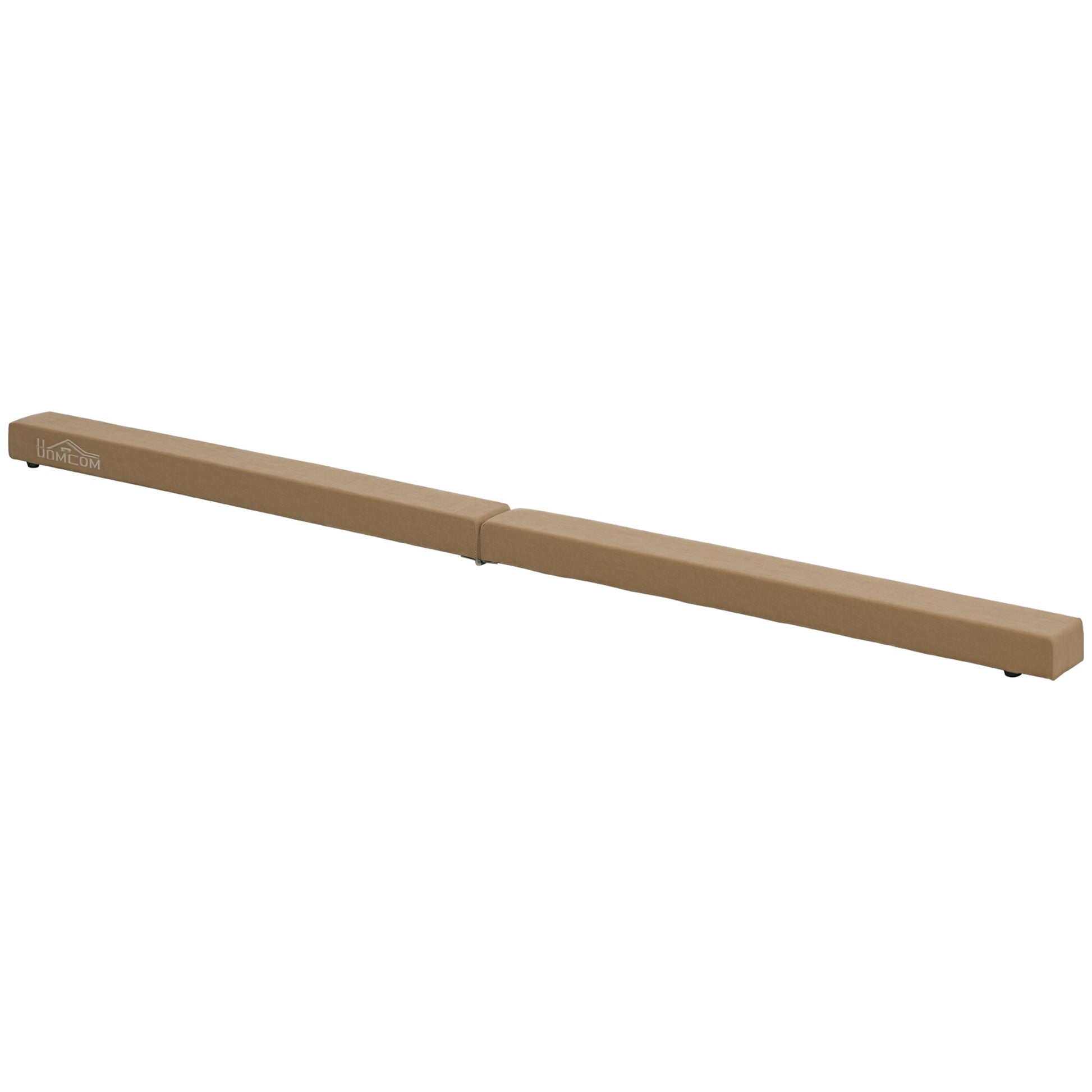 210cm Foldable Gymnastics Balance Beam for Kids and Adults Beam Gymnastics, Training Equipment Balancing Beam for Home Fitness Training Gymnastics, Brown