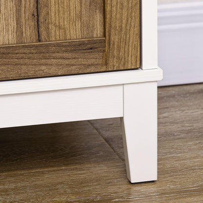 Sideboard for Living Room Storage Cabinet with Drawer 2 Doors and Adjustable Shelf for Bedroom Dining Room Kitchen 78.5x39x89.4 cm Brown