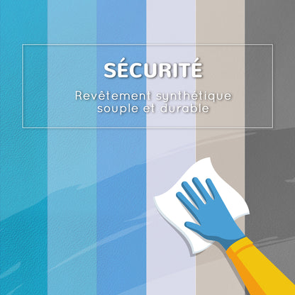 7PCS Baby Motor Skills Module Baby Motor Skills Course Foam Building Blocks with Synthetic Coating Cover - educational toys for preschool children, multicolor