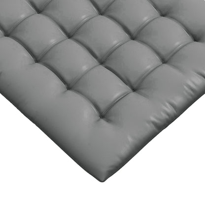 Set of 6 garden chair cushions, Padded outdoor cushions, great comfort cm with ties, dimensions 40L x 40W cm Gray