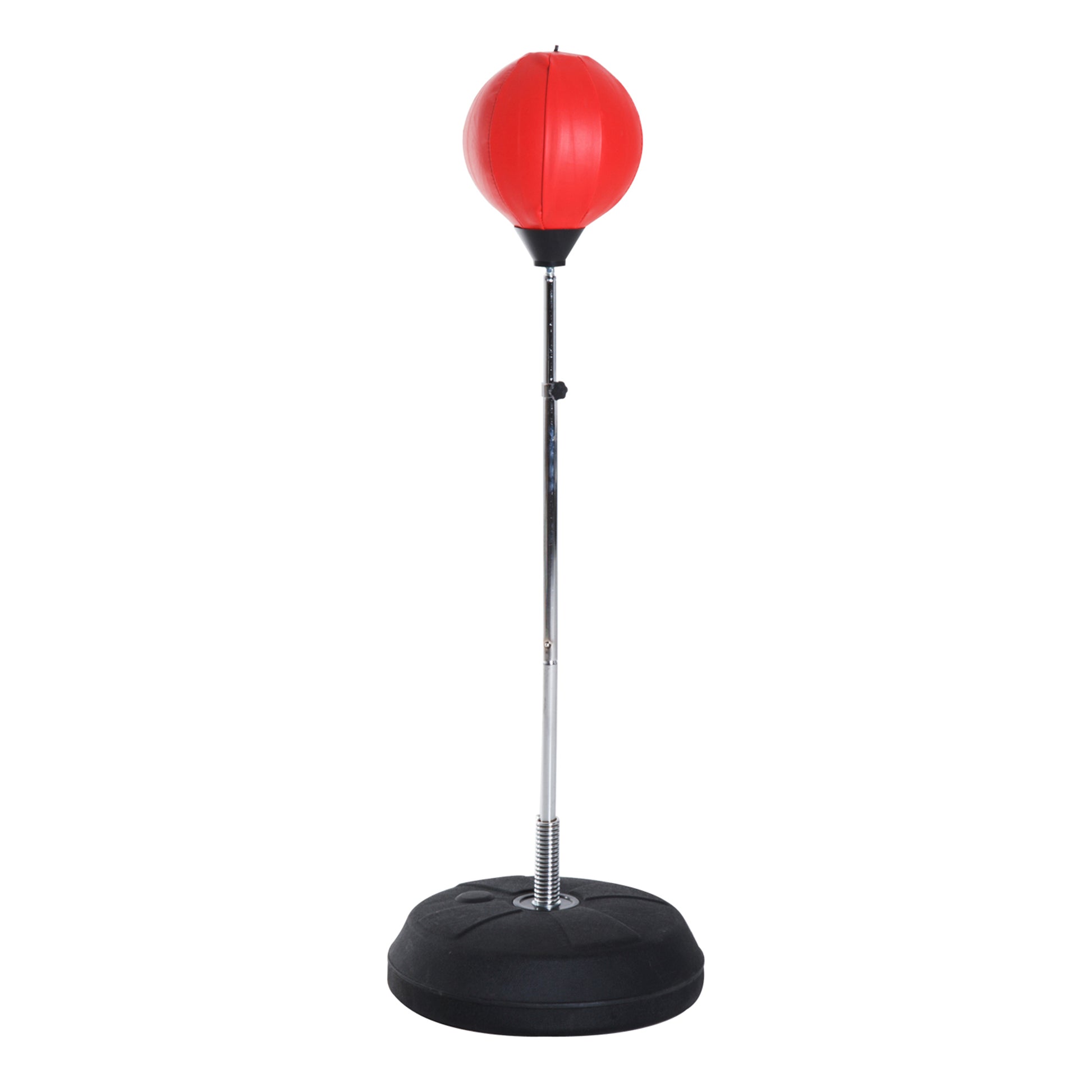 Punching Ball Set 126-144cm Height Adjustable Boxing Stand with Stand Pear Gloves Pump Freestanding Punching Bag Speedball Boxing Stand Box Trainer for Adults Teens