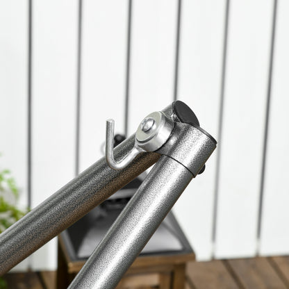 Hammock Stand for Hammock, Foldable 2-in-1 Hammock Stand, Clothes Rack for Patio, Garden, Yard, Supports up to 120kg, Steel, 290 x 92 x 88cm