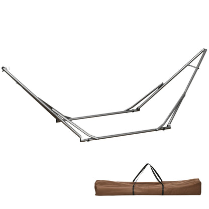 Hammock Stand for Hammock, Foldable 2-in-1 Hammock Stand, Clothes Rack for Patio, Garden, Yard, Supports up to 120kg, Steel, 290 x 92 x 88cm
