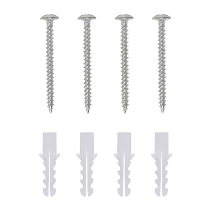 Floating Wall-Mounted TV Stand TV Stand - Floating Wall Shelf - Niche, Cable Holes - Gray